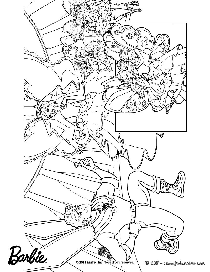 Coloriage de Zane et de la Princesse Graciella