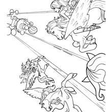 Coloriage gratuit de Barbie et le secret des fées