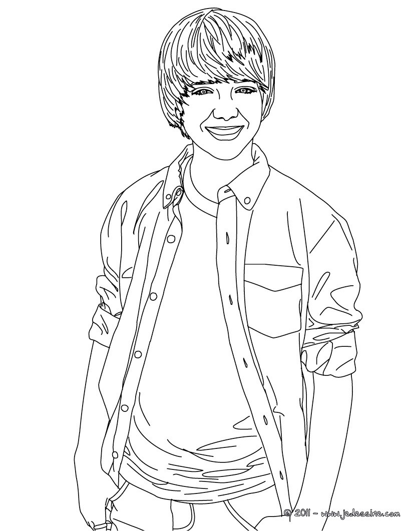 Coloriage Greyson Chance à imprimer
