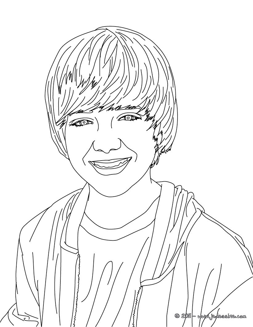 Coloriage sourire Greyson Chance