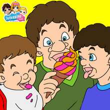Puzzle papa et ses enfants - Jeux - Puzzle en ligne - Puzzle F�te des P�res