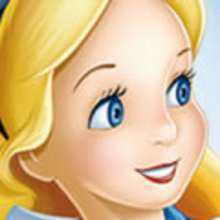 Coloriage de Alice � la peinture