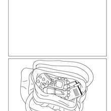 Carte � colorier maman sac � main
