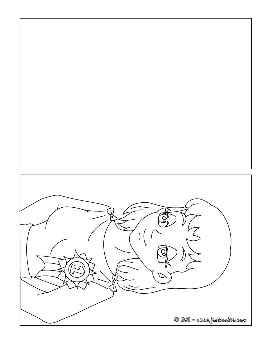 Carte à colorier la meilleure des mamans