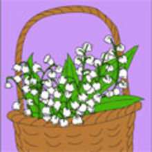 Coloriage MUGUET - Coloriage NATURE - Coloriage