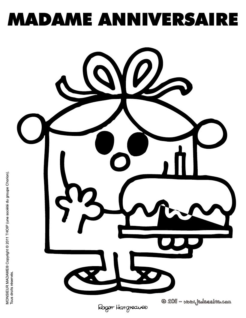 Coloriage Joyeux Anniversaire Marraine