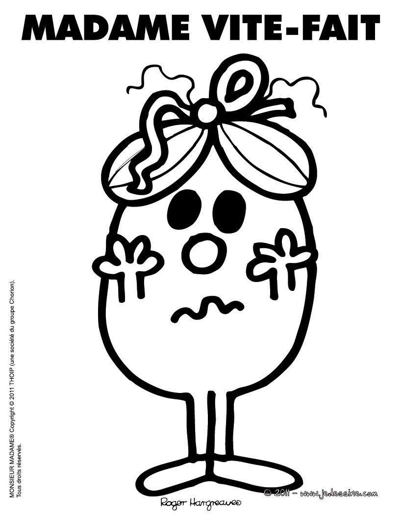 Dessin MADAME VITE-FAIT