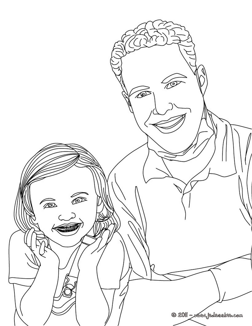 Coloriage gratuit DENTISTE