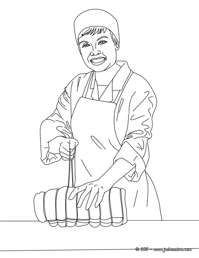 Coloriage à imprimer BOUCHER