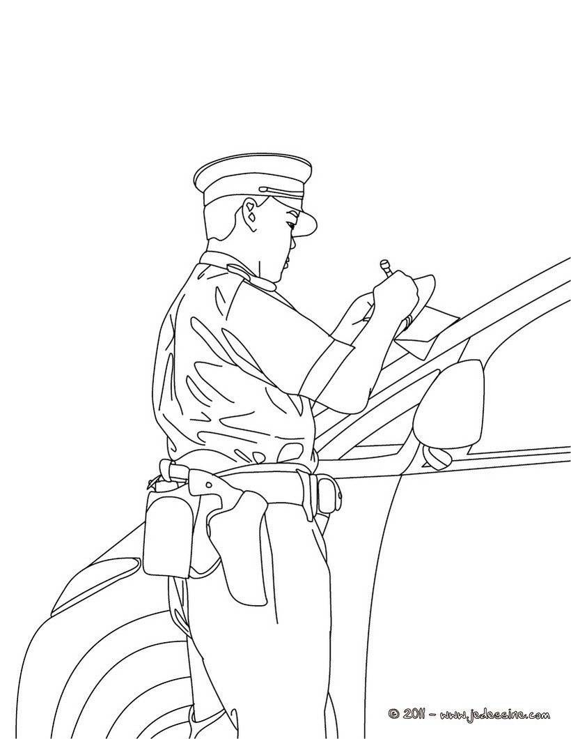 Coloriages coloriage imprimer policier fr hellokids Coloriage imprimer POLICIER
