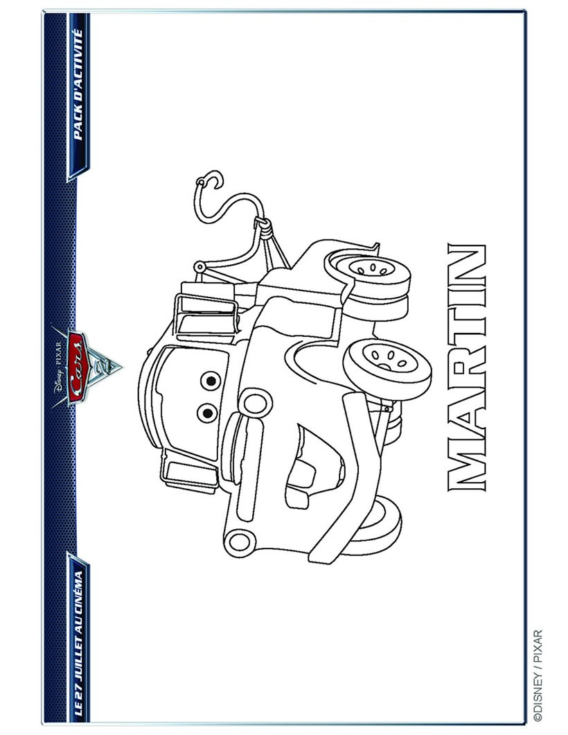 CARS 2 à imprimer