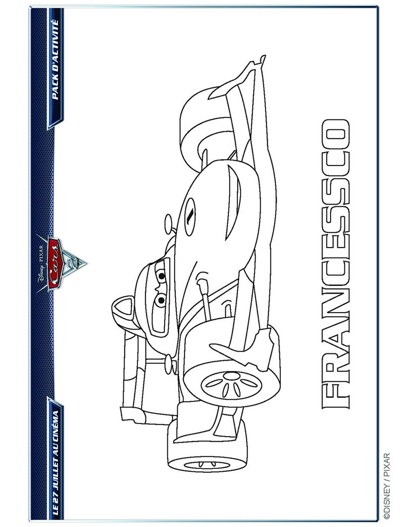 COPIE DE Coloriage HOLLEY CARS 2