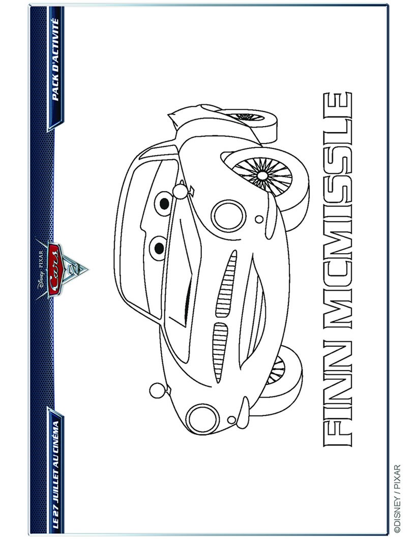 COPIE DE Coloriage gratuit FRANCESCO CARS 2