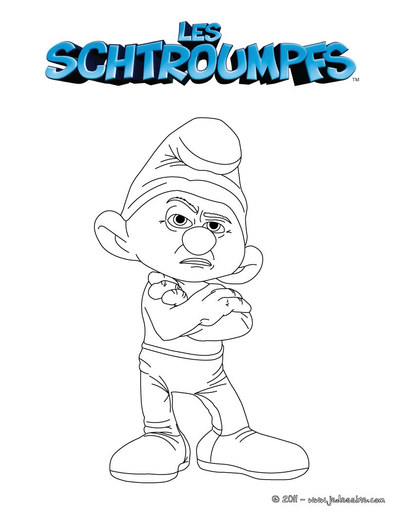 SCHTROUMPF à colorier