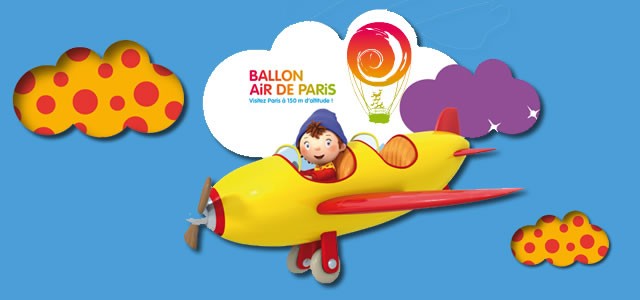 Oui-Oui et le Le Ballon Air de Paris pendant tout l'été !