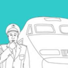 Coloriage METIER SNCF