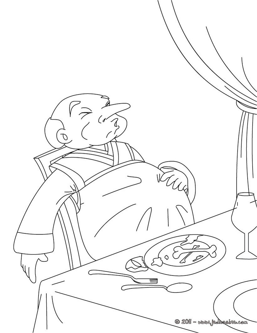 Coloriage gratuit les trois messes basses