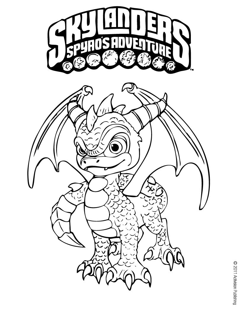 dark spyro the dragon coloring pages - photo #33
