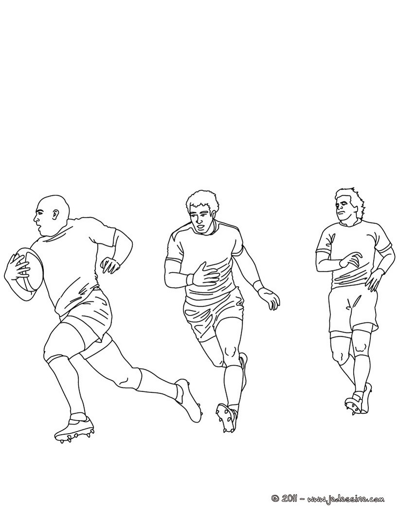 Coloriage de Rugby