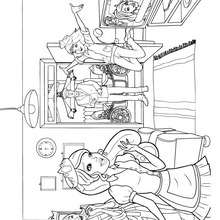 Coloriage de Blair à Gardania - Coloriage - Coloriage BARBIE - Coloriage BARBIE APPRENTIE PRINCESSE