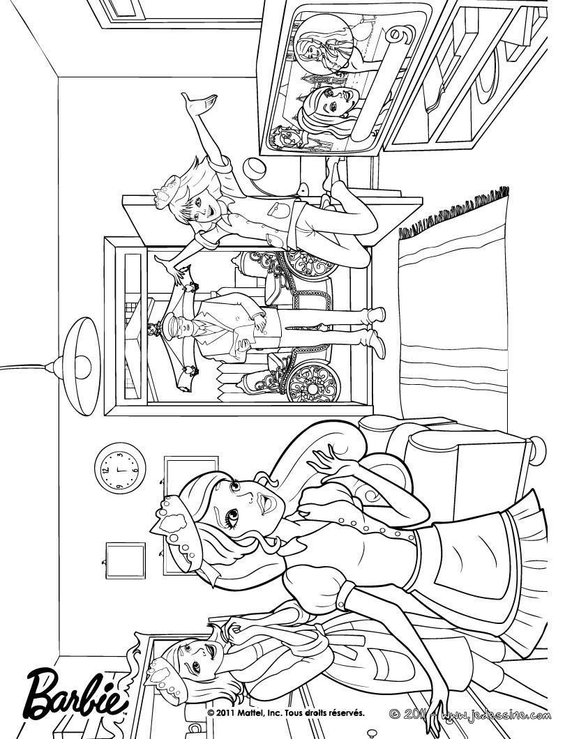 Coloriage de Blair à Gardania
