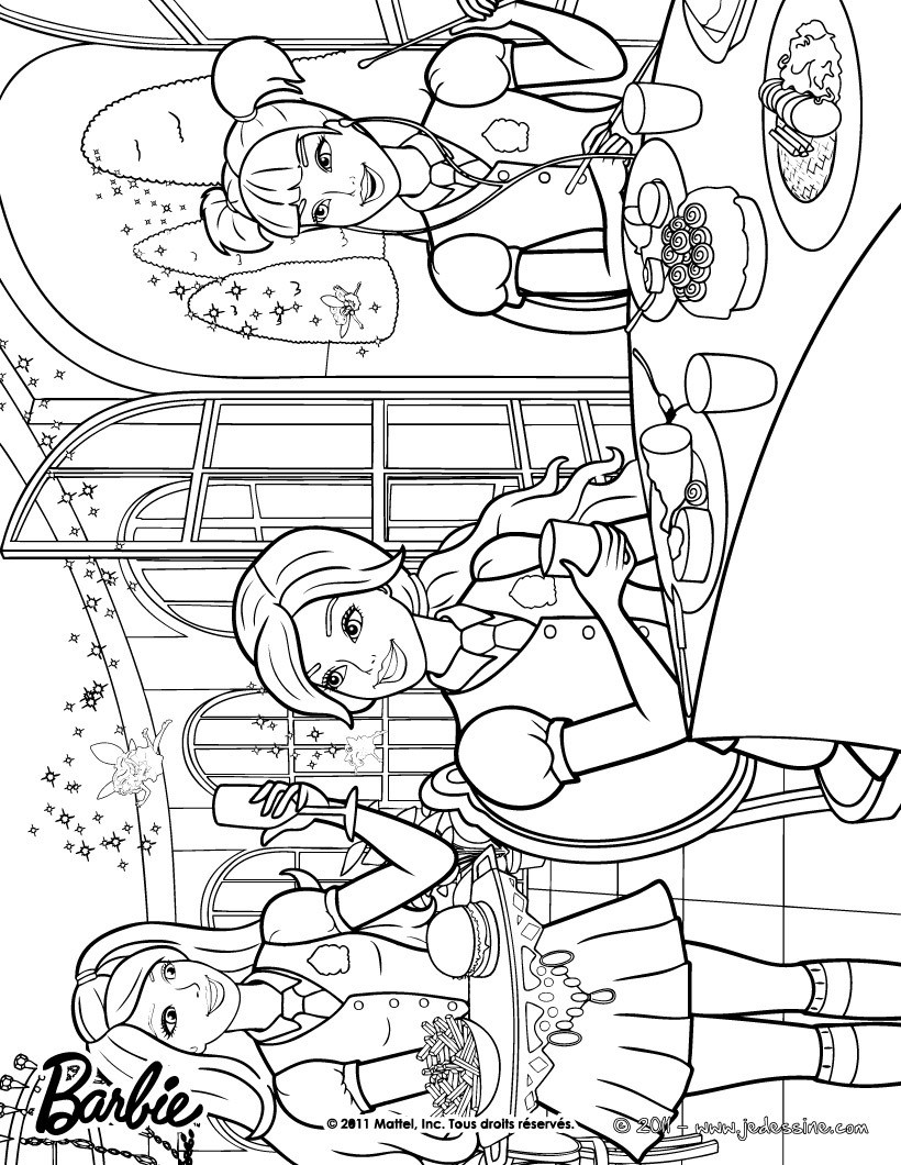 Hisla, Adley et Blair à colorier