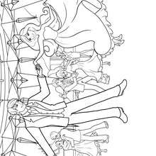 Coloriage de Blair Willows - Coloriage - Coloriage BARBIE - Coloriage BARBIE APPRENTIE PRINCESSE