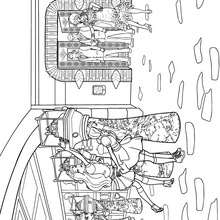 Coloriage de Blair et Dame Devin - Coloriage - Coloriage BARBIE - Coloriage BARBIE APPRENTIE PRINCESSE