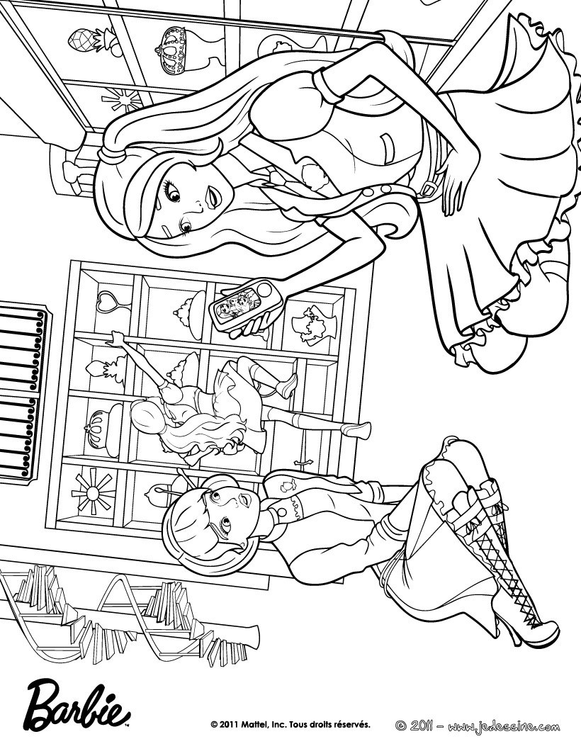 Blair et Isla à colorier