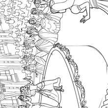 Blair à l'école des princesses à imprimer - Coloriage - Coloriage BARBIE - Coloriage BARBIE APPRENTIE PRINCESSE