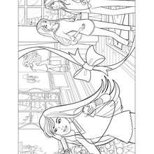 Skipper à colorier - Coloriage - Coloriage BARBIE - Coloriage BARBIE - UN MERVEILLEUX NOEL