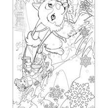Coloriage de Stacie - Coloriage - Coloriage BARBIE - Coloriage BARBIE - UN MERVEILLEUX NOEL