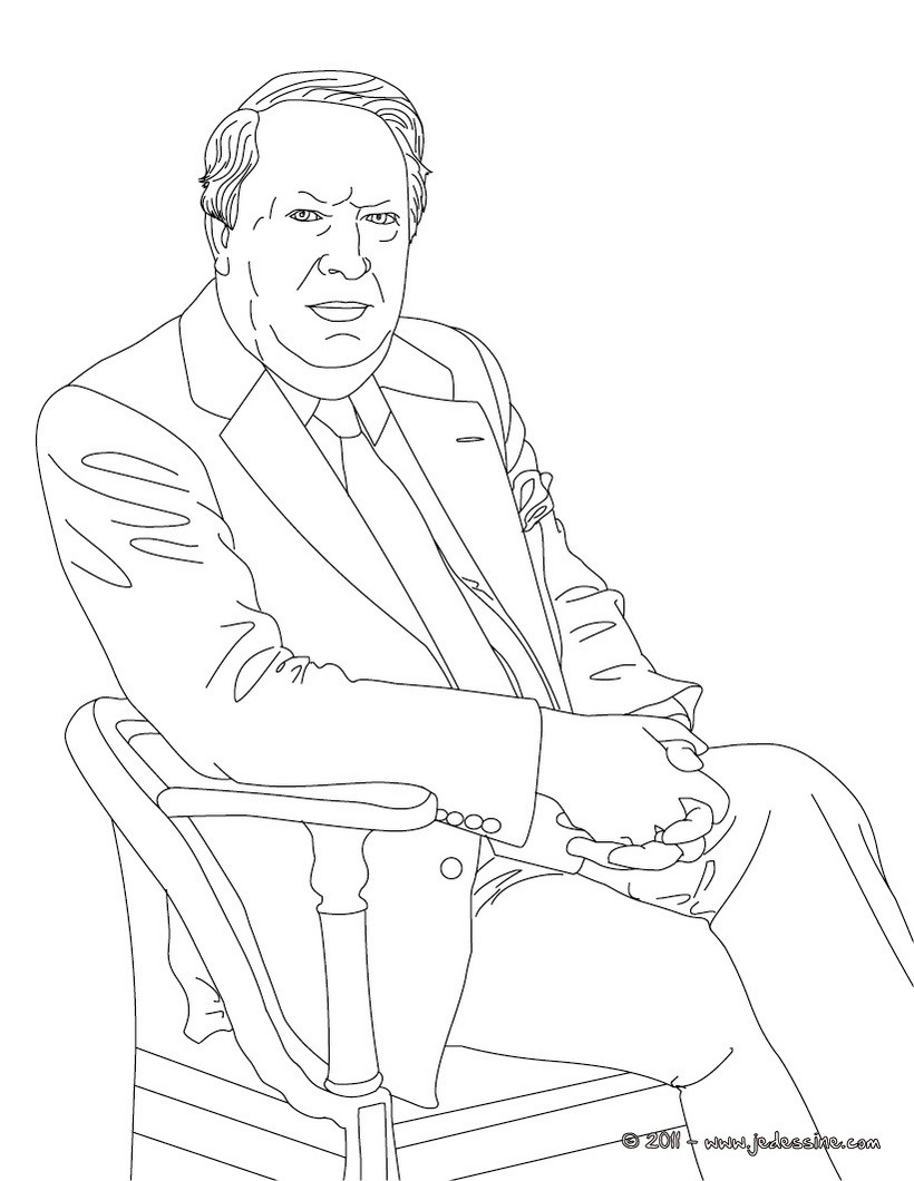 Coloriage d'EDWARD HEATH