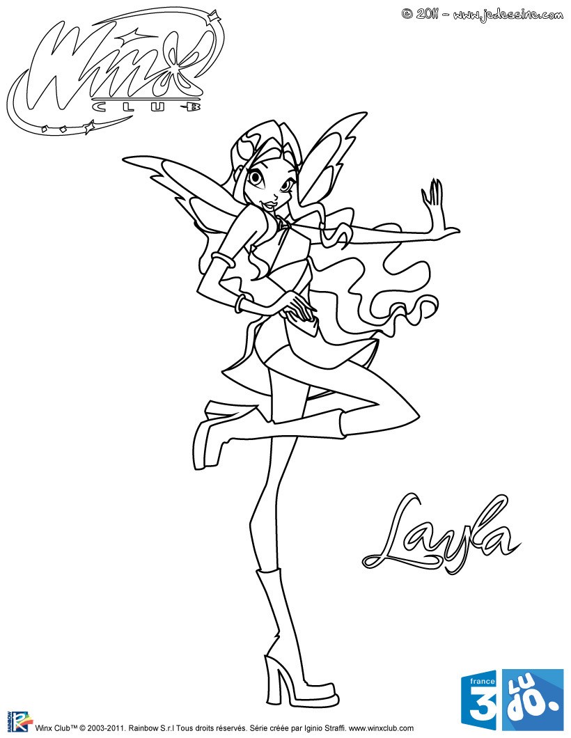 Coloriage LAYLA