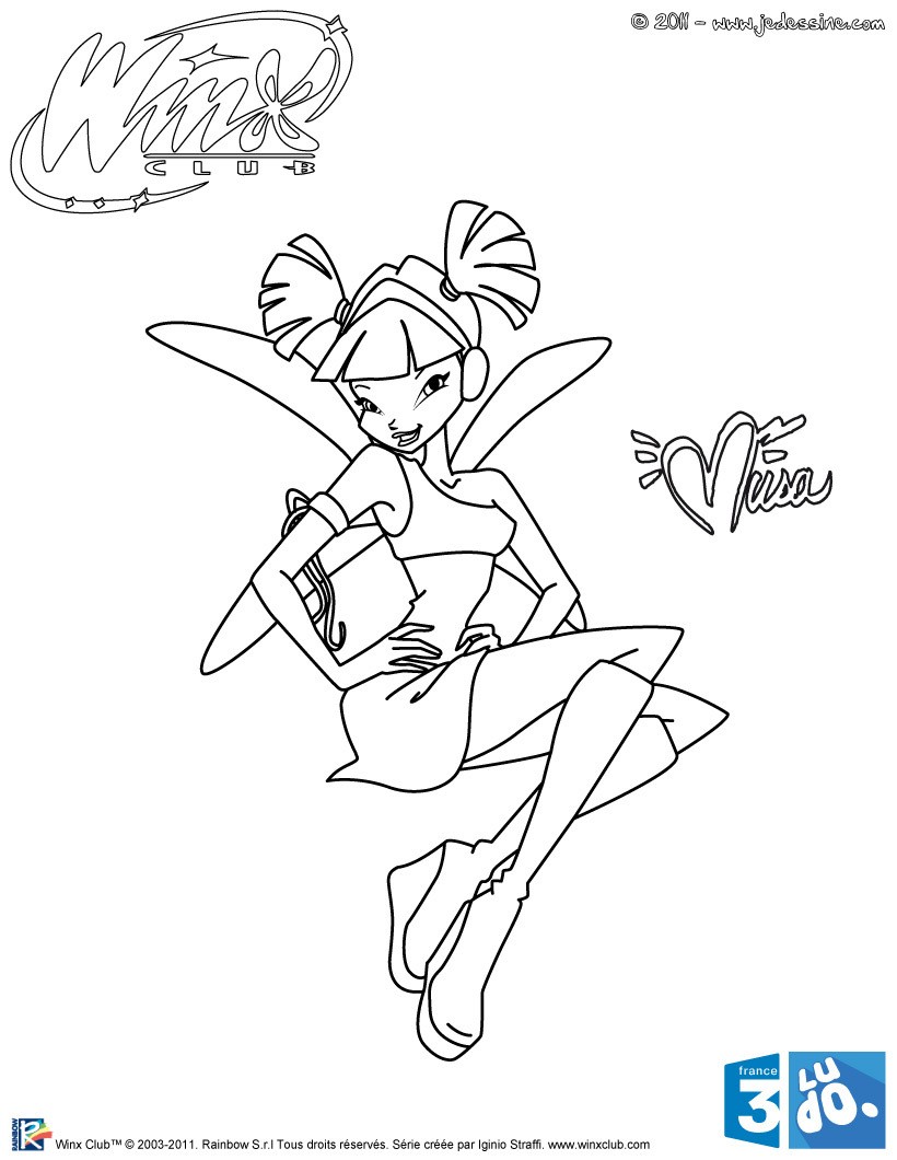 Coloriage Winx Club A Imprimer
