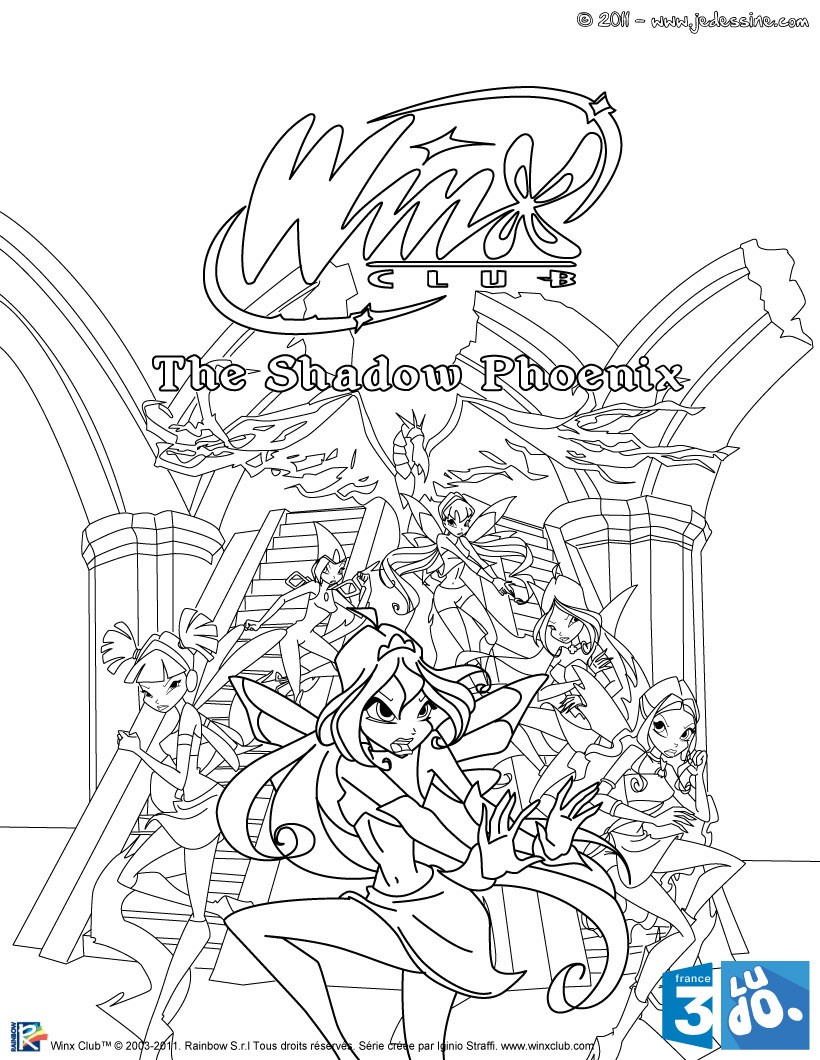 Winx Coloriage A Imprimer