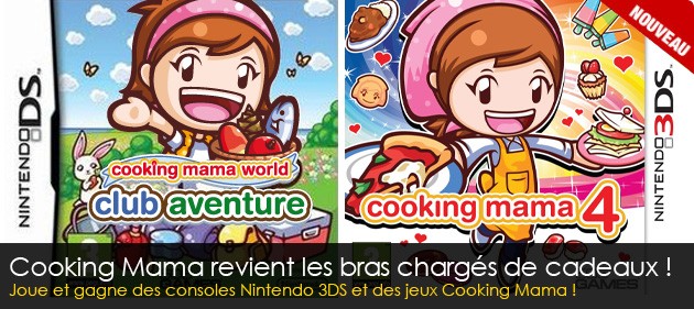 Gagne des super cadeaux Cooking Mama World