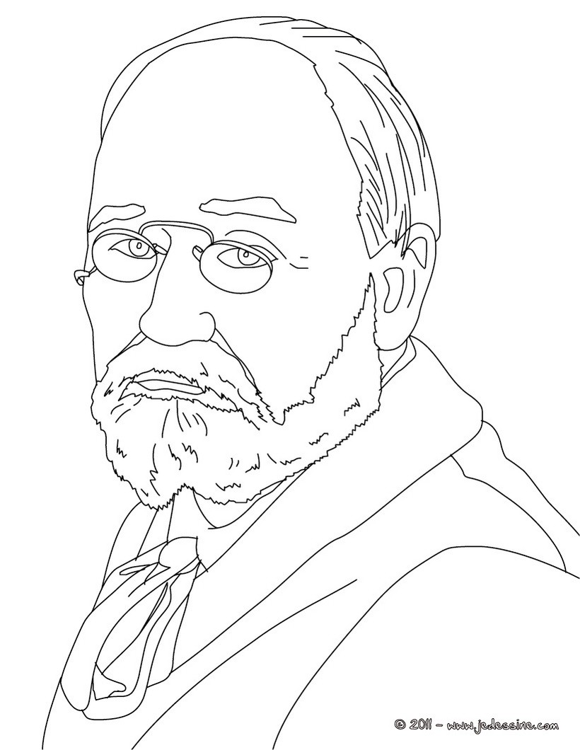 Coloriage EMILE ZOLA