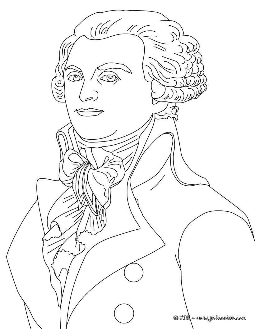 Coloriage ROBESPIERRE