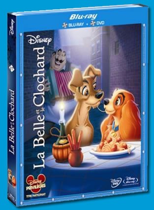 La Belle et le Clochard pour la première fois en Blu-ray !