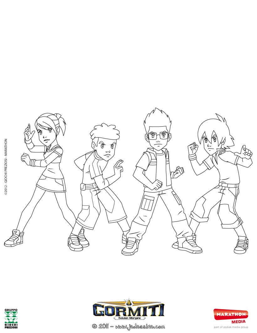 Coloriages coloriage seigneurs gormiti fr hellokids Coloriage Seigneurs Gormiti