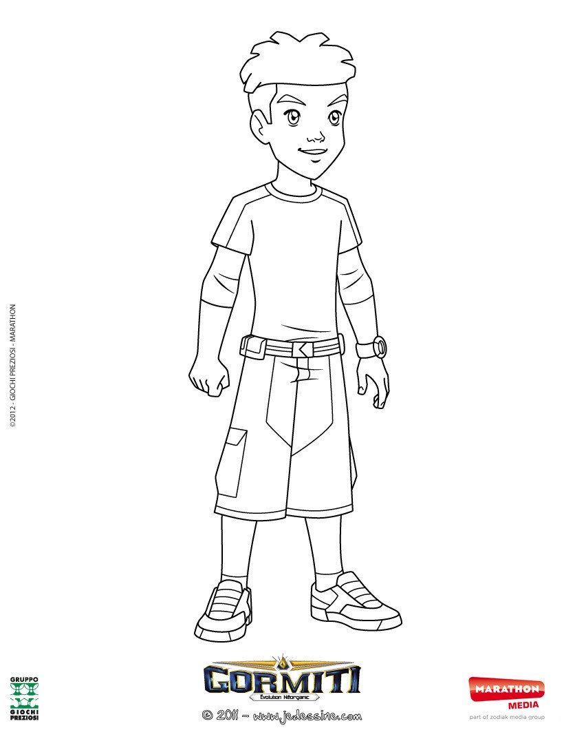 Lucas à colorier