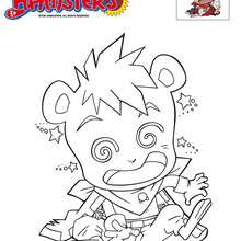 Coloriage GAUDI - Coloriage - Coloriage MASTER HAMSTERS