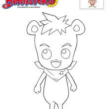 GAUDI à colorier - Coloriage - Coloriage MASTER HAMSTERS