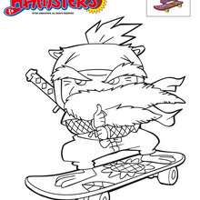 Coloriage LE VENERABLE - Coloriage - Coloriage MASTER HAMSTERS