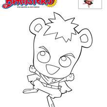 Coloriage gratuit GAUDI - Coloriage - Coloriage MASTER HAMSTERS