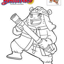 ALEC à colorier - Coloriage - Coloriage MASTER HAMSTERS