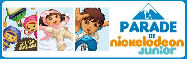 Coloriage PARADE NICKELODEON JUNIOR HIVER 2012