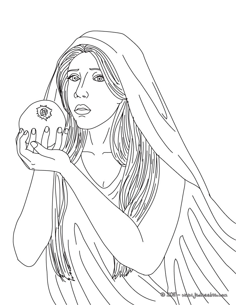demeter coloring pages - photo #18