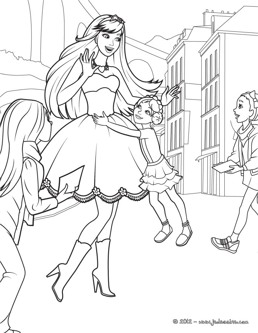 Coloriages Barbie La Princesse et la PopStar 35 coloriages TORI rencontre les Habitants Coloriage Coloriage BARBIE Coloriage BARBIE LA PRINCESSE et